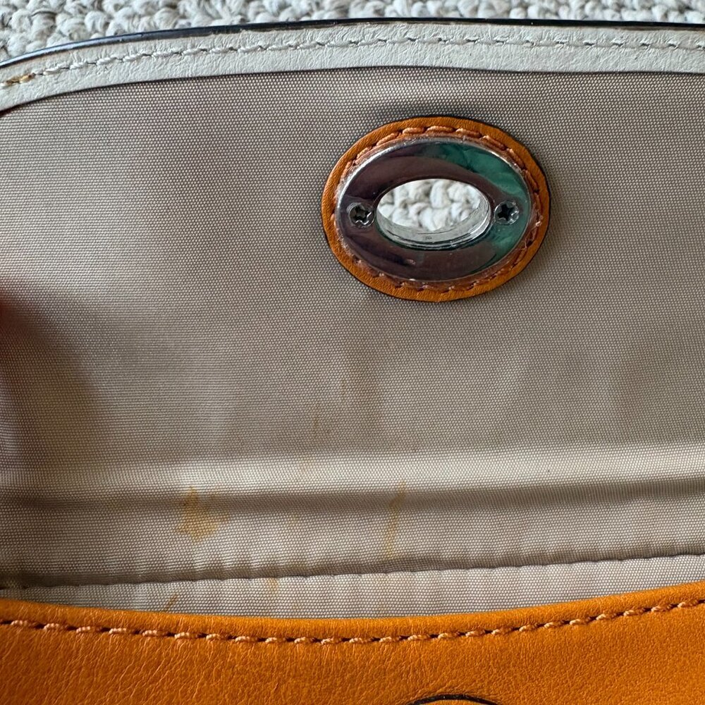 Coach Park Colorblock Leather Wristlet Wallet | Classic Preppy Old Money - Picture 13 of 15